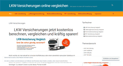 Desktop Screenshot of lkwversicherungen.info